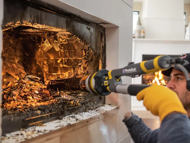 Professional chimney cleaning by Pineville Chimney Sweep in Pineville, NC