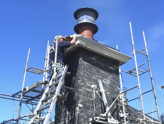Sturdy chimney crown finished by Pineville Chimney Sweep in Pineville, NC
