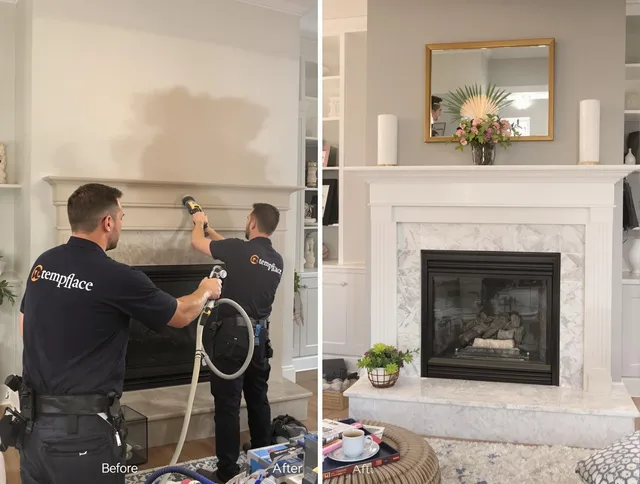 Professional soot removal by Pineville Chimney Sweep team in Pineville, NC